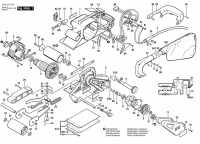 Bosch 0 601 273 703 Gbs 100 Ae Belt Sander 220 V / Eu Spare Parts